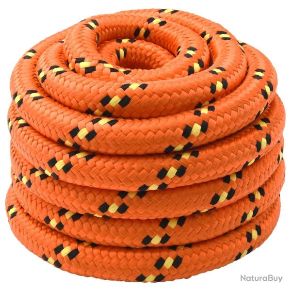 Corde de bateau 25 m 3 Orange PP