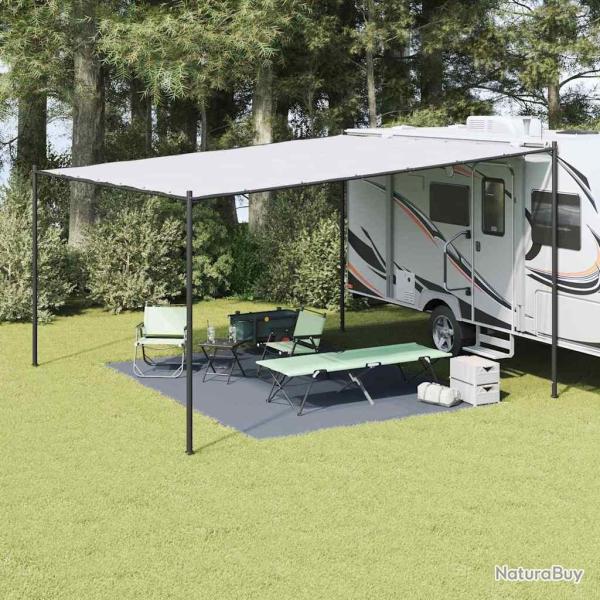 Tapis de tente Bleu et gris 400 � 300 cm Poly�thyl�ne