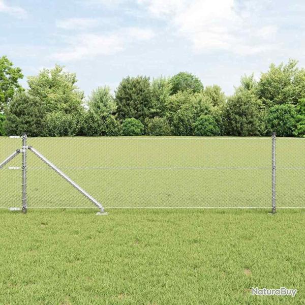 Cl�ture hexagonale avec poteau 10 x 0,6 m Acier galvanis�