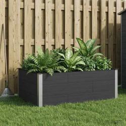 Jardini&egrave;re sur&eacute;lev&eacute;e Noir 150 x 100 x 54 cm