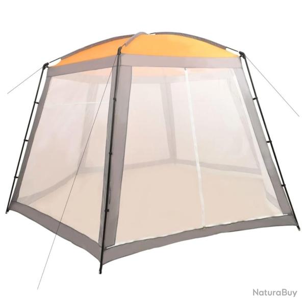Tente de piscine Tissu 500x433x250 cm Gris