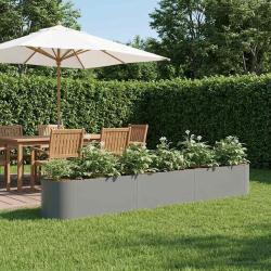 Jardin sur&eacute;lev&eacute; Anthracite 280 x 40 x 40 cm