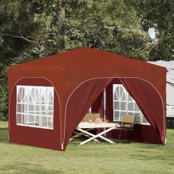 Tente de f&ecirc;te pop-up 290 x 290 x 245 cm Terre cuite