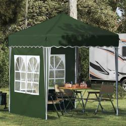 Tente de f&ecirc;te pop-up 195 x 195 x 245 cm Vert Tissu Oxford