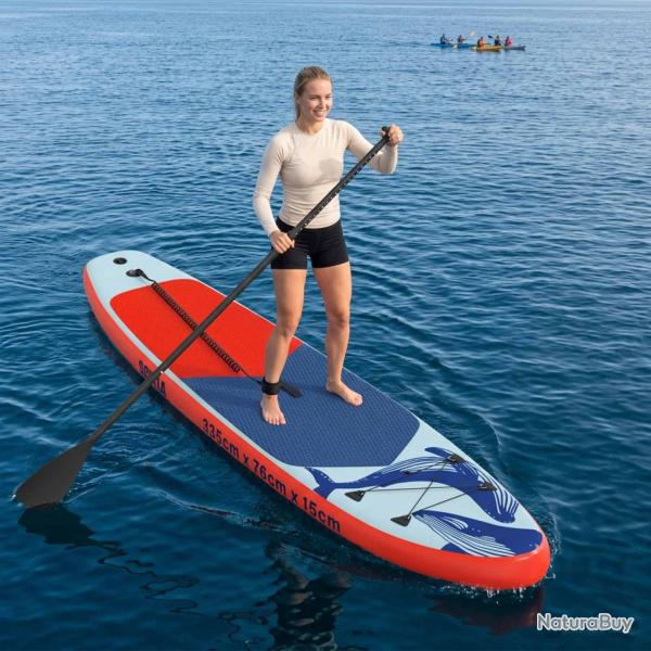 Planche � pagaie gonflable SCYLLA 335 x 76 x 15 cm Bleu pour
