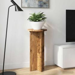 Support de Plante 2 pcs Bois ancien 29,5 x 29,5 x 60 cm