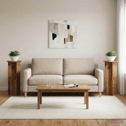 Support de Plante 2 pcs Bois ancien &Oslash;40 x 100 cm