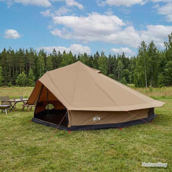 Tente familiale Marron 12-Personnes Polycoton