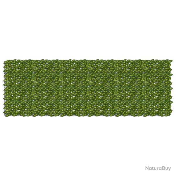 �cran de balcon avec feuilles Vert et jaune 300 x 100 cm