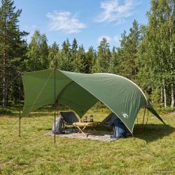 Tarp de camping r&eacute;sistant &agrave; l'eau Vert 690 x 580 x 255 cm