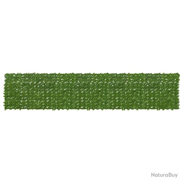 �cran de balcon avec feuilles Vert et jaune 500 x 100 cm
