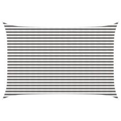 Voile d'ombre Gris clair et blanc 3 x 4,5 m HDPE