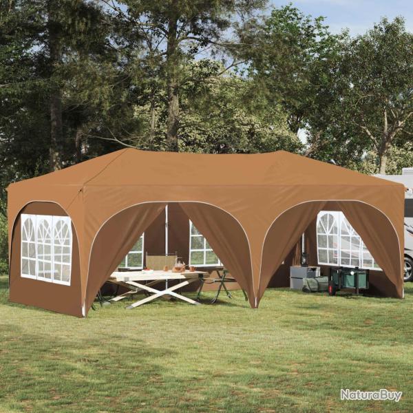 Tente de f�te pop-up 575 x 288 x 245 cm Beige Tissu Oxford