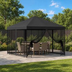 Abri de jardin avec parois 3 x 3 m Anthracite