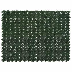 &Eacute;cran de balcon avec feuilles Vert fonc&eacute; 200 x 150 cm