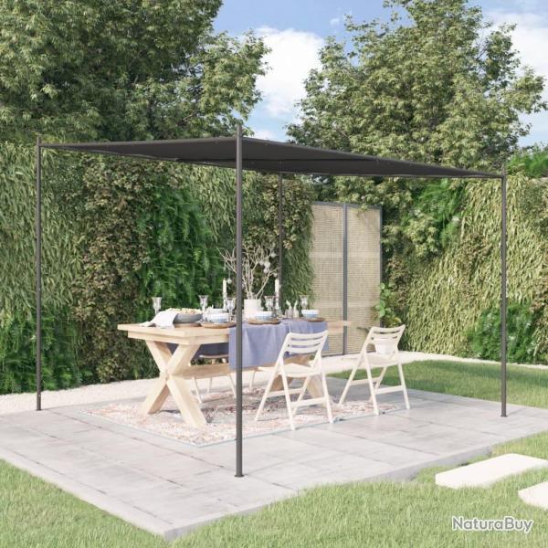 Belv�d�re anthracite 3x3 m 180 g/m� tissu et acier
