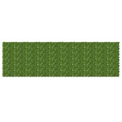 &Eacute;cran de balcon avec feuilles Vert et jaune 500 x 150 cm