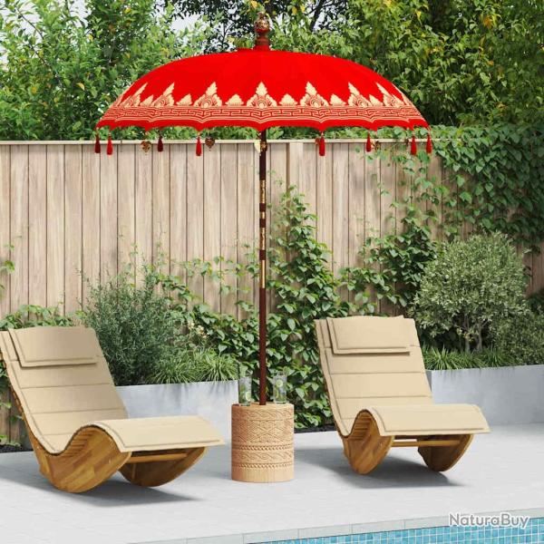 Parasol balinais Rouge 185 x 185 x 260 cm