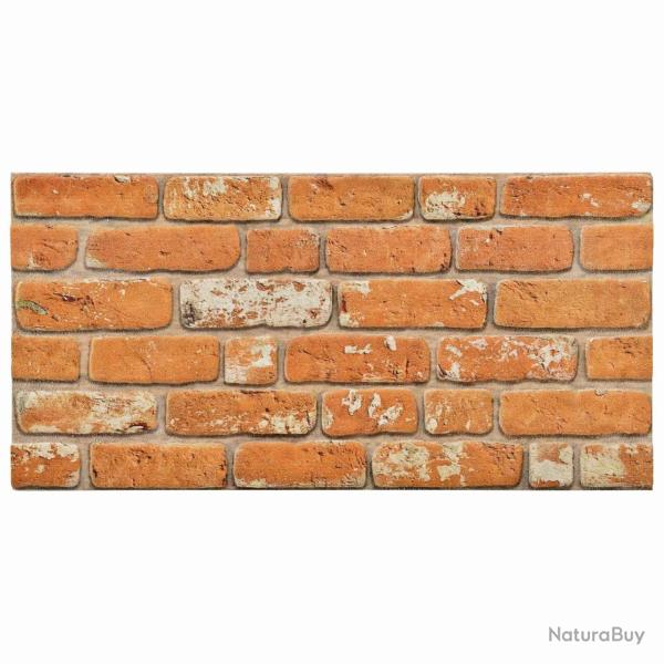 Panneaux muraux 10 pcs Brique 100 x 50 cm Mousse EPS