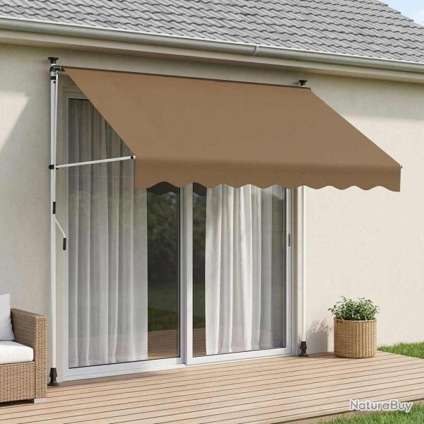 Auvent r�tractable manuel Beige 350 cm