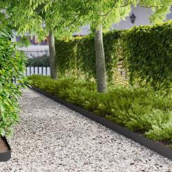 Bordure de Pelouse 10 pcs Longueur Hauteur 103 x 15 cm Acier