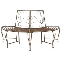 Banc d'Arbre 4-Nombre de places 160 x 80 x 89 cm Acier