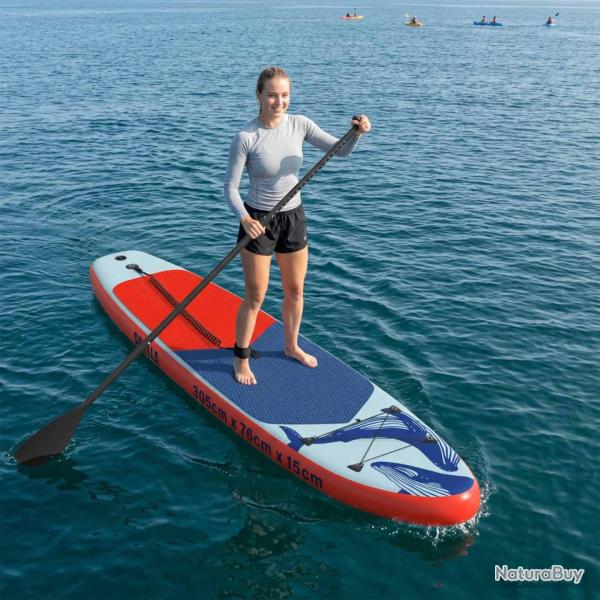 Planche de paddle gonflable SCYLLA 305 x 76 x 15 cm Bleu pour