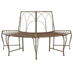 Banc d'Arbre 4-Nombre de places 160 x 80 x 89 cm Acier
