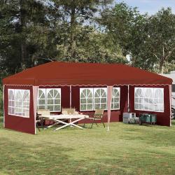 Tente de f&ecirc;te pop-up 575 x 289 x 245 cm Terre cuite