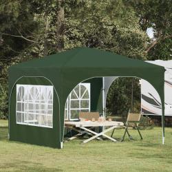 Tente de f&ecirc;te pop-up 290 x 290 x 245 cm Vert