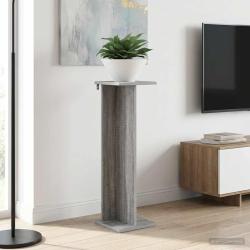 Support de Plante 2 pcs Gris Sonoma 25 x 25,5 x 80,5 cm