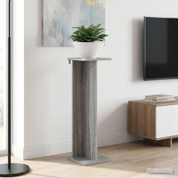 Support de Plante 2 pcs Gris Sonoma 25 x 25,5 x 80,5 cm