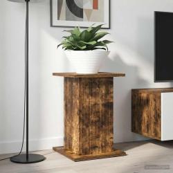 Support de Plante 2 pcs Ch&ecirc;ne fum&eacute; 30,5 x 30 x 43 cm