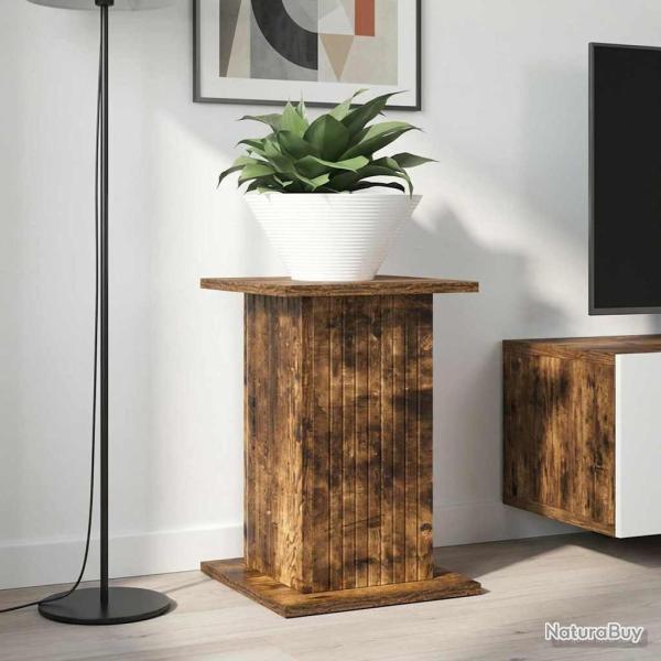 Support de Plante 2 pcs Ch�ne fum� 30,5 x 30 x 43 cm
