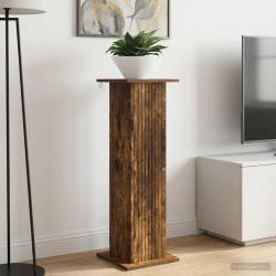 Support de Plante 2 pcs Ch&ecirc;ne fum&eacute; 30,5 x 30 x 100,5 cm