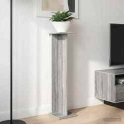 Support de Plante 2 pcs Gris Sonoma 25 x 25,5 x 100,5 cm