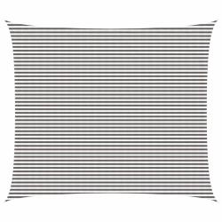 Voile d'ombre Gris clair et blanc 6 x 7 m HDPE