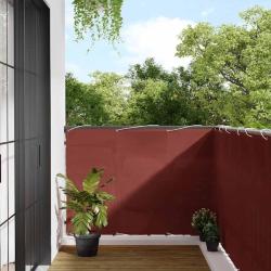 Paravent de balcon couleur terre cuite 120 x 700 cm 100 % polyester Oxford