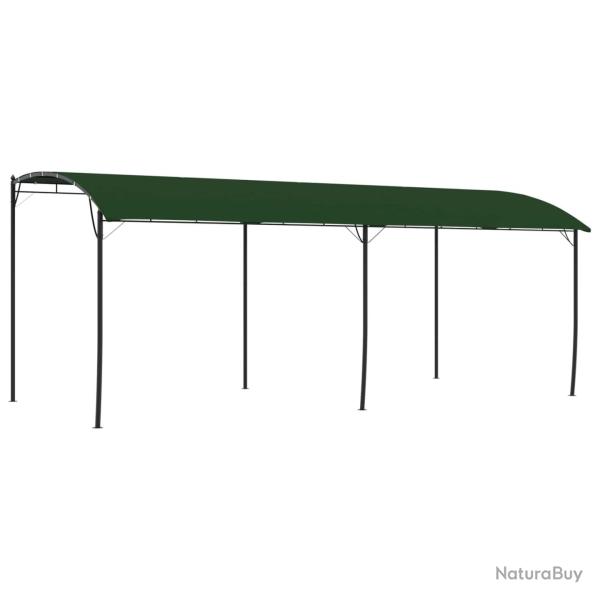 Pavillon 6 x 3 x 2,55 m Vert Acier enduit de poudre et tissu