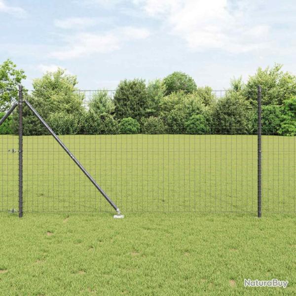 Piquet de cl�ture � enfoncer au sol 52 pc Gris