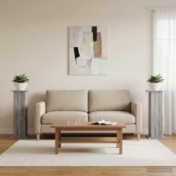 Support de Plante 2 pcs Sonoma gris 30,5 x 30 x 80,5 cm