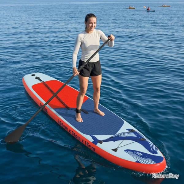 Planche de paddle gonflable SCYLLA 366 x 81 x 15 cm Bleu pour