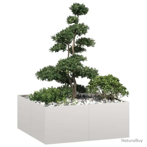 Jardini�re 100x100x40 cm acier inoxydable