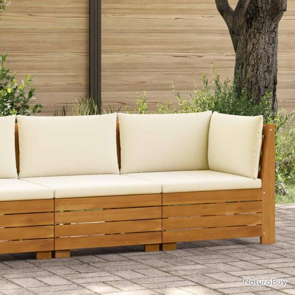 Ensemble de salon de jardin 2 Pi�ce Marron Bois d'Acacia Massif