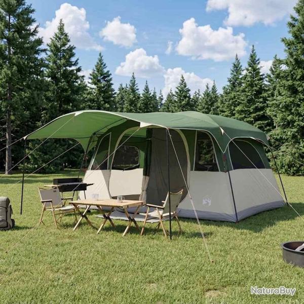 Tente tunnel Vert 366 x 244 x 198 cm Polyester et Acier