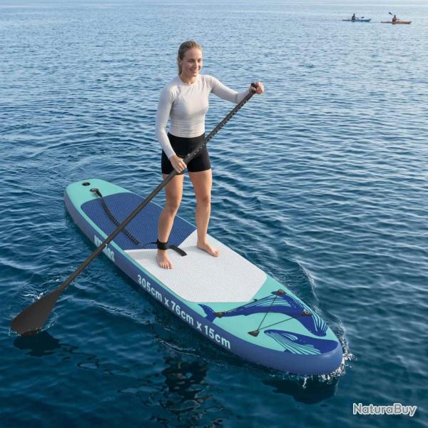 Planche � pagaie gonflable HYDROS 305 x 76 x 15 cm Turquoise