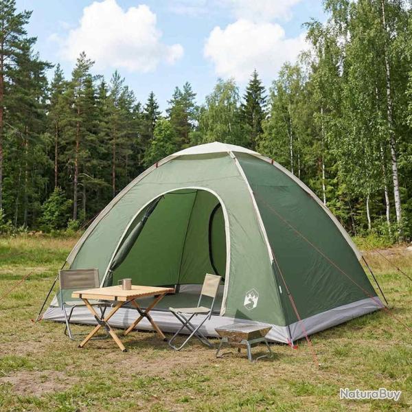 Tente de camping avec toit avec �vent Vert 275 x 215 x 125 cm