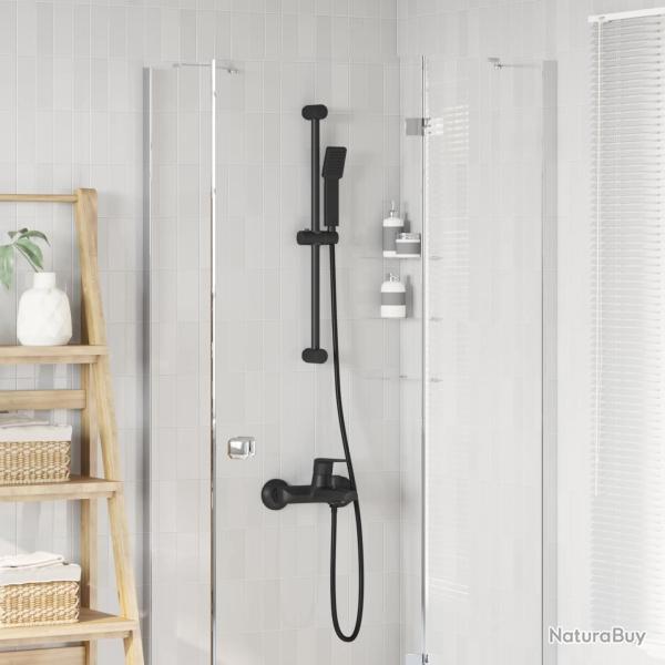 Ensemble de Syst�me de Douche Noir 70 cm Acier inoxydable