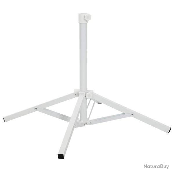 Support de parasol Blanc Acier pour 25-32 mm Poteau