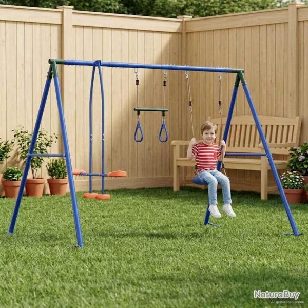 Ensemble de balan�oires d'ext�rieur Multicolore Acier et PE